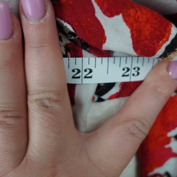 NIC+ZOE Petal Pop Top Size L Blouse Lightweight Patterned - Picture 6 of 7